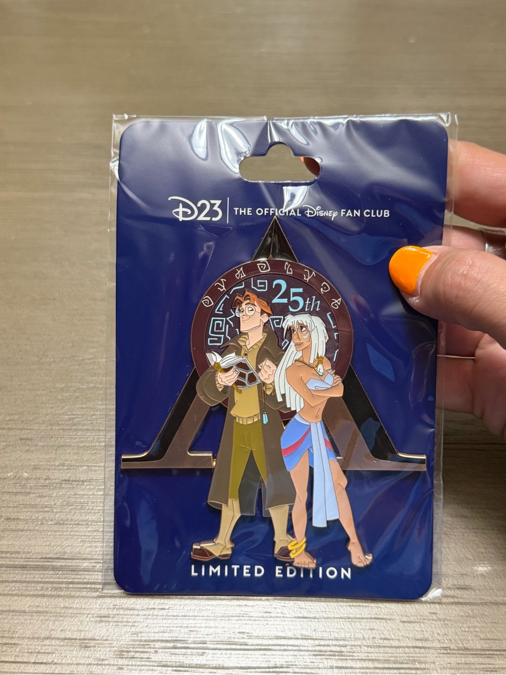 Disney D23 Milo Kida Atlantis Lost Empire 25th Anniversary Mini Jumbo Pin LE1000